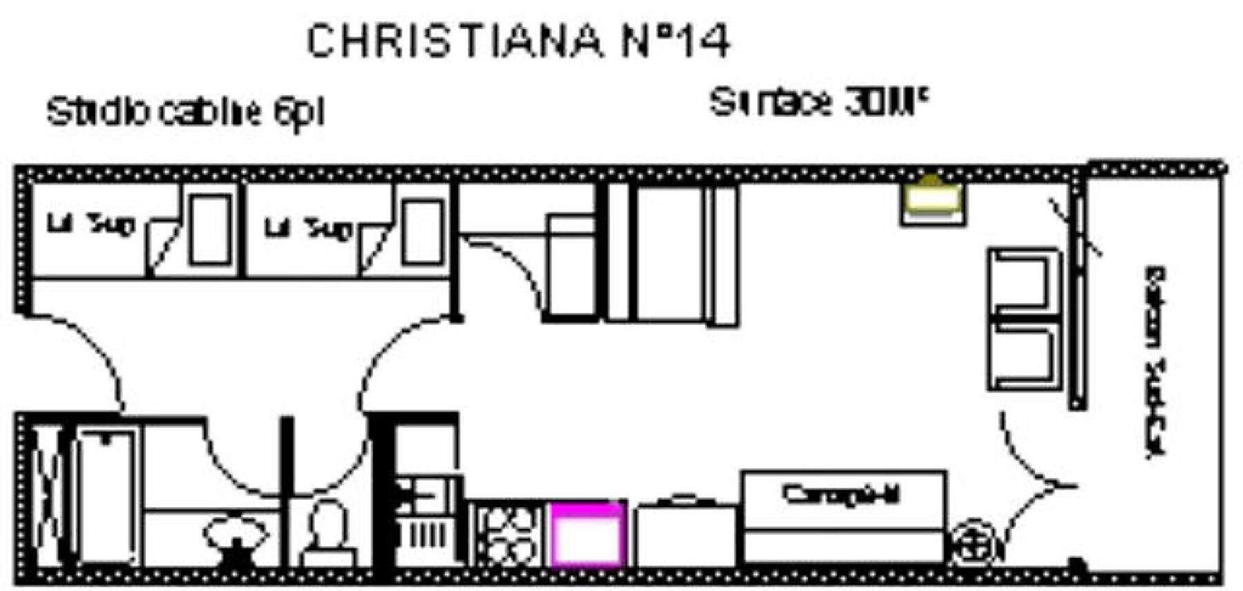 Résidence CHRISTIANIA - Studio pour 6 Personnes 964 Gourette Exterior foto